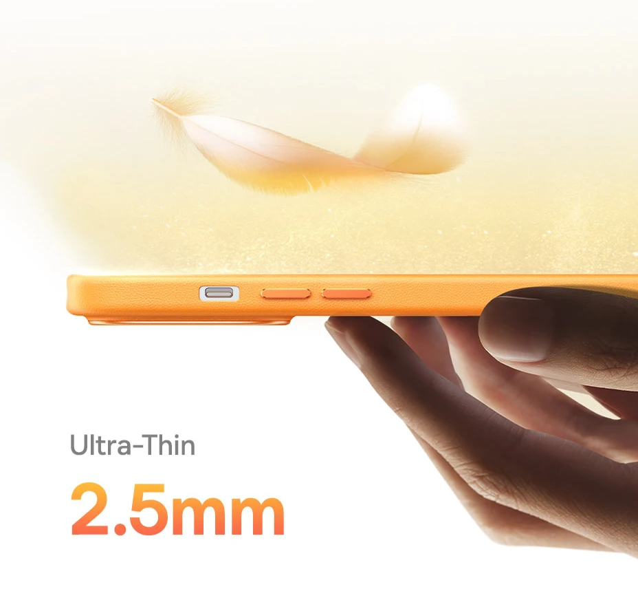 Capa de Couro PU Baseus para iPhone