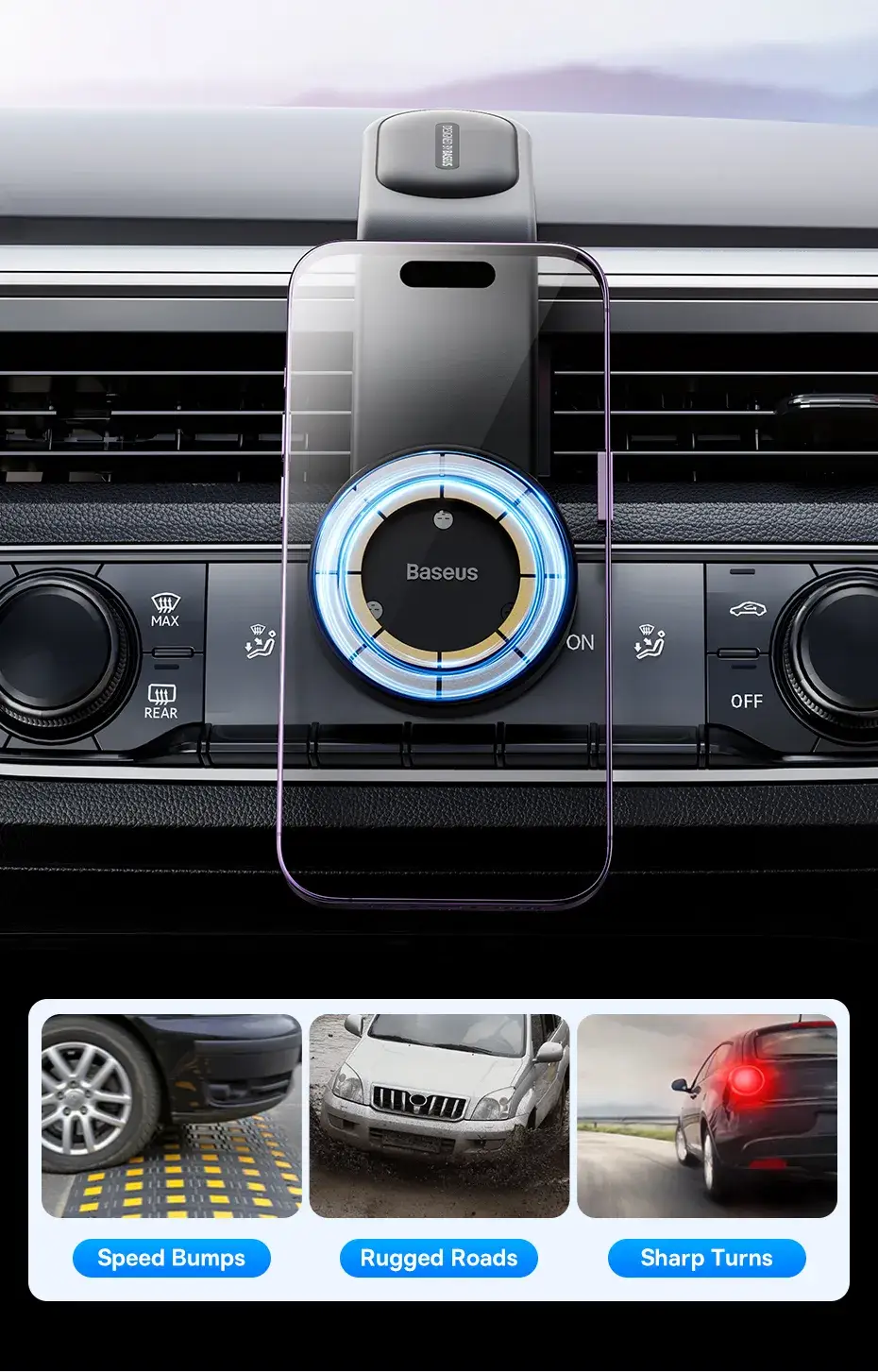 Suporte Magnético C02 para Celular Baseus