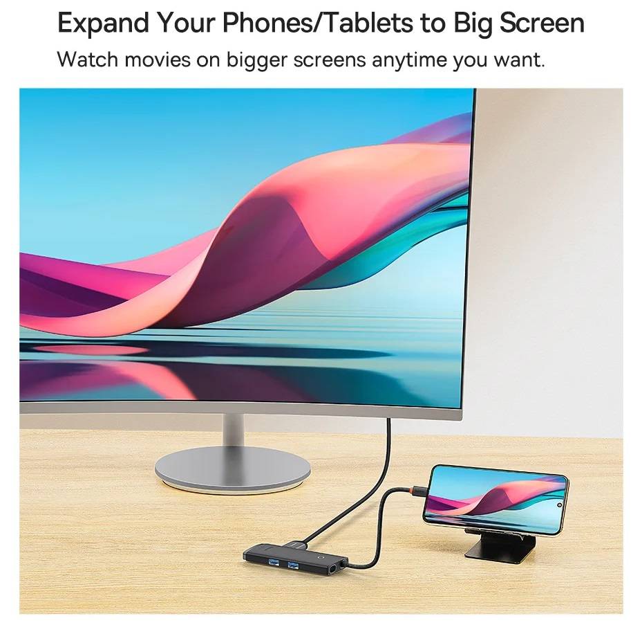 HUB USB C 4K com HDMI Baseus