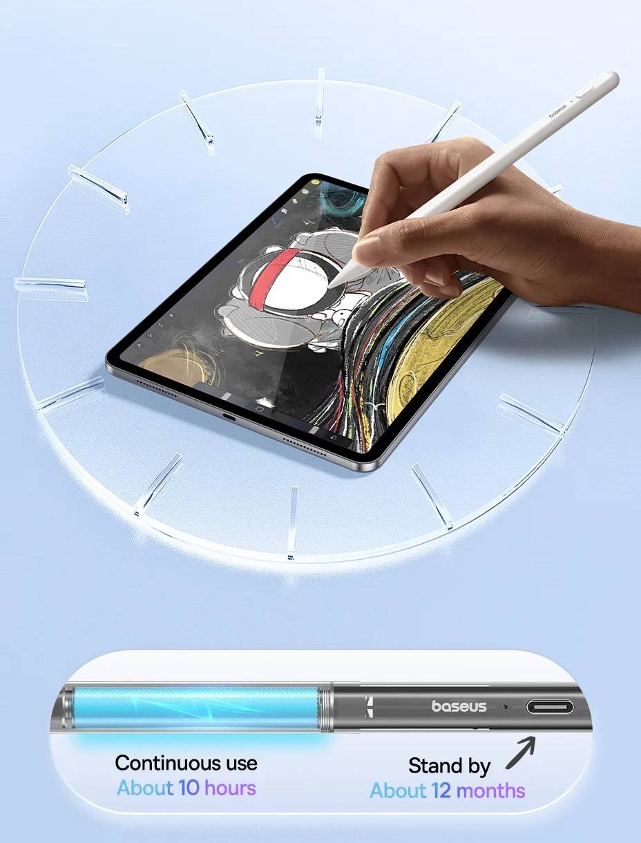Caneta Stylus Lite com LED Baseus