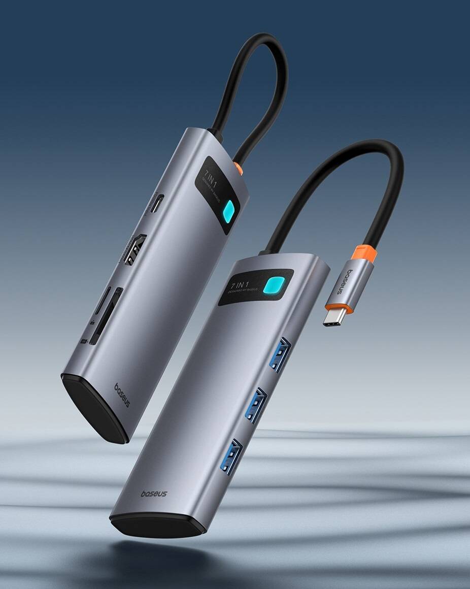 Hub USB C 7 em 1 4K 60Hz Baseus