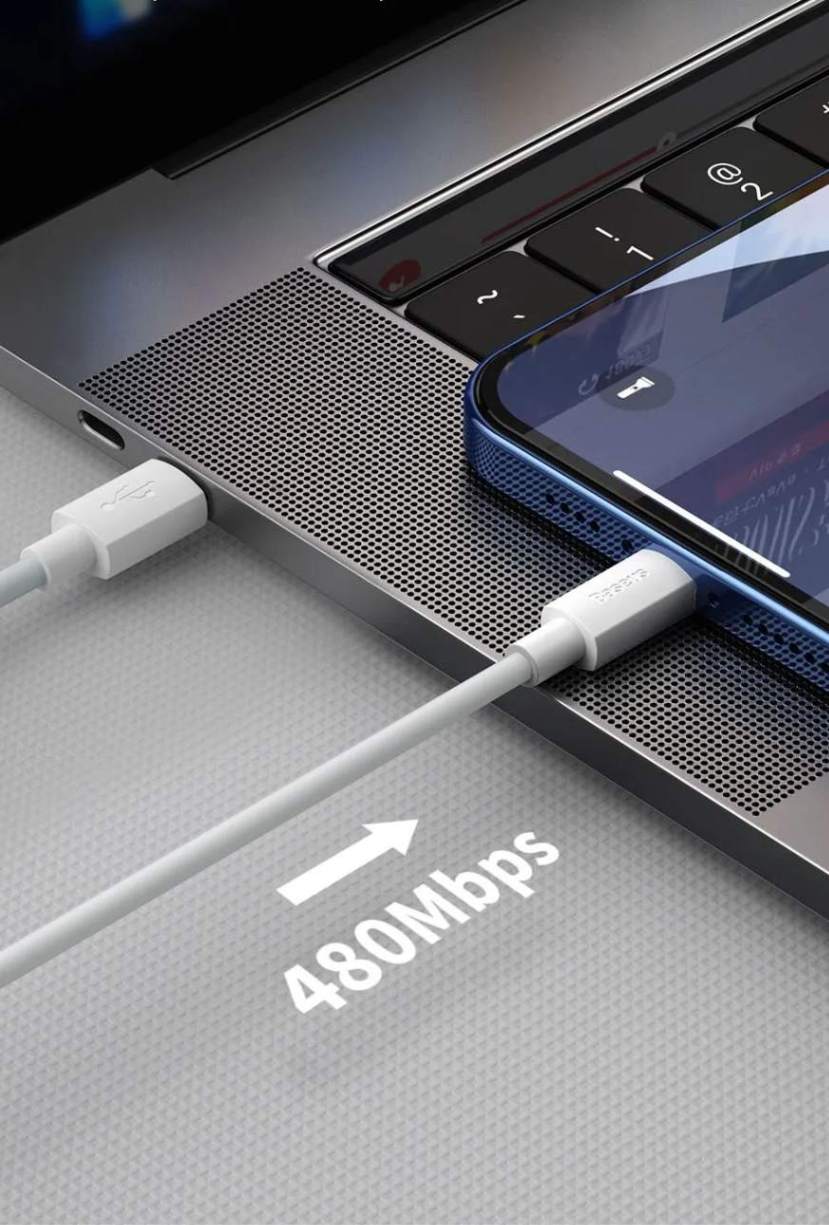 Cabo USB C para iPhone 20W Baseus