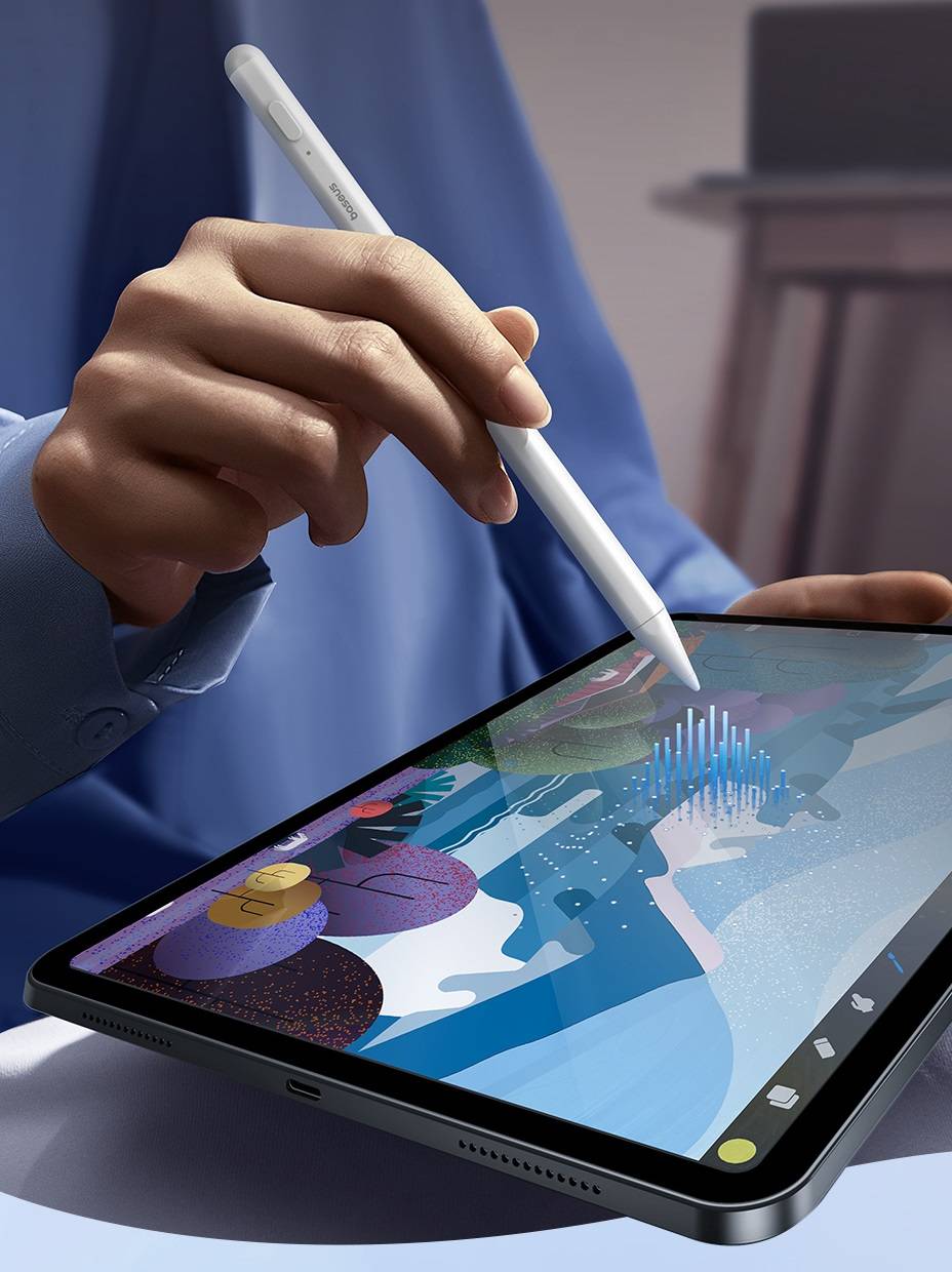 Caneta Stylus Lite com LED Baseus