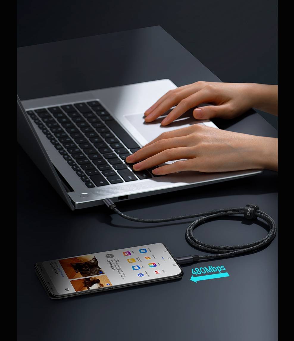 Cabo USB C 100W Ultra Rápido Baseus