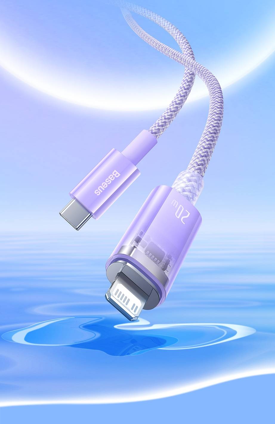Cabo USB para iPhone 20W com Controle de Temperatura Baseus