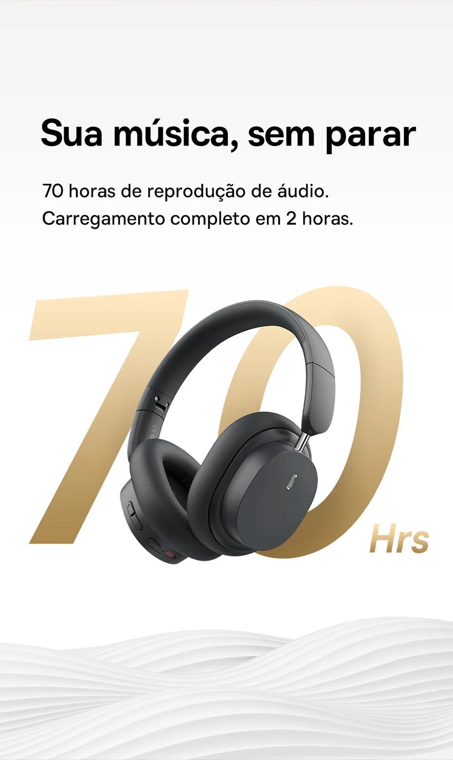 Fone de Ouvido Headset D05 Sem Fio Bluetooth 5.3 Baseus