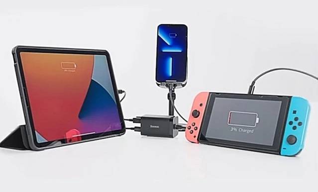 Carregador USB PD 100w GaN3 Pro Baseus