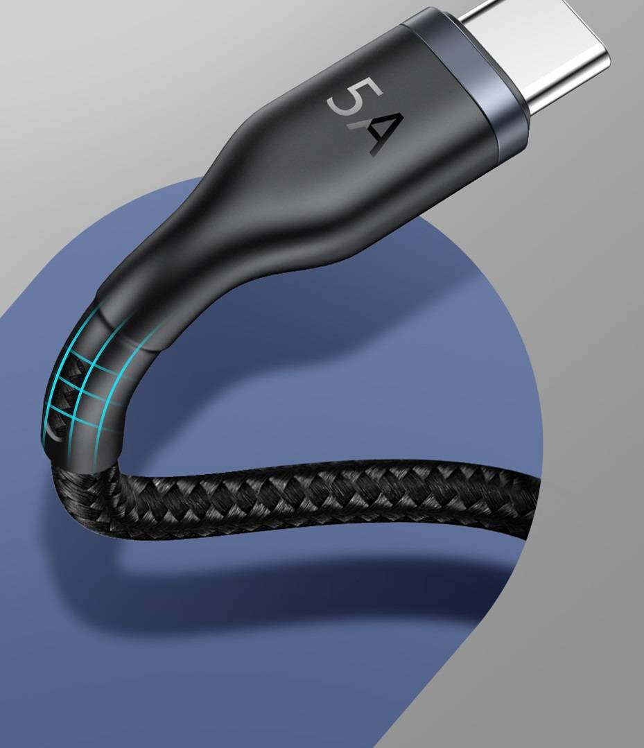 Cabo 2 em 1 USB para USB Tipo C + Carregador para Smart Watch Baseus