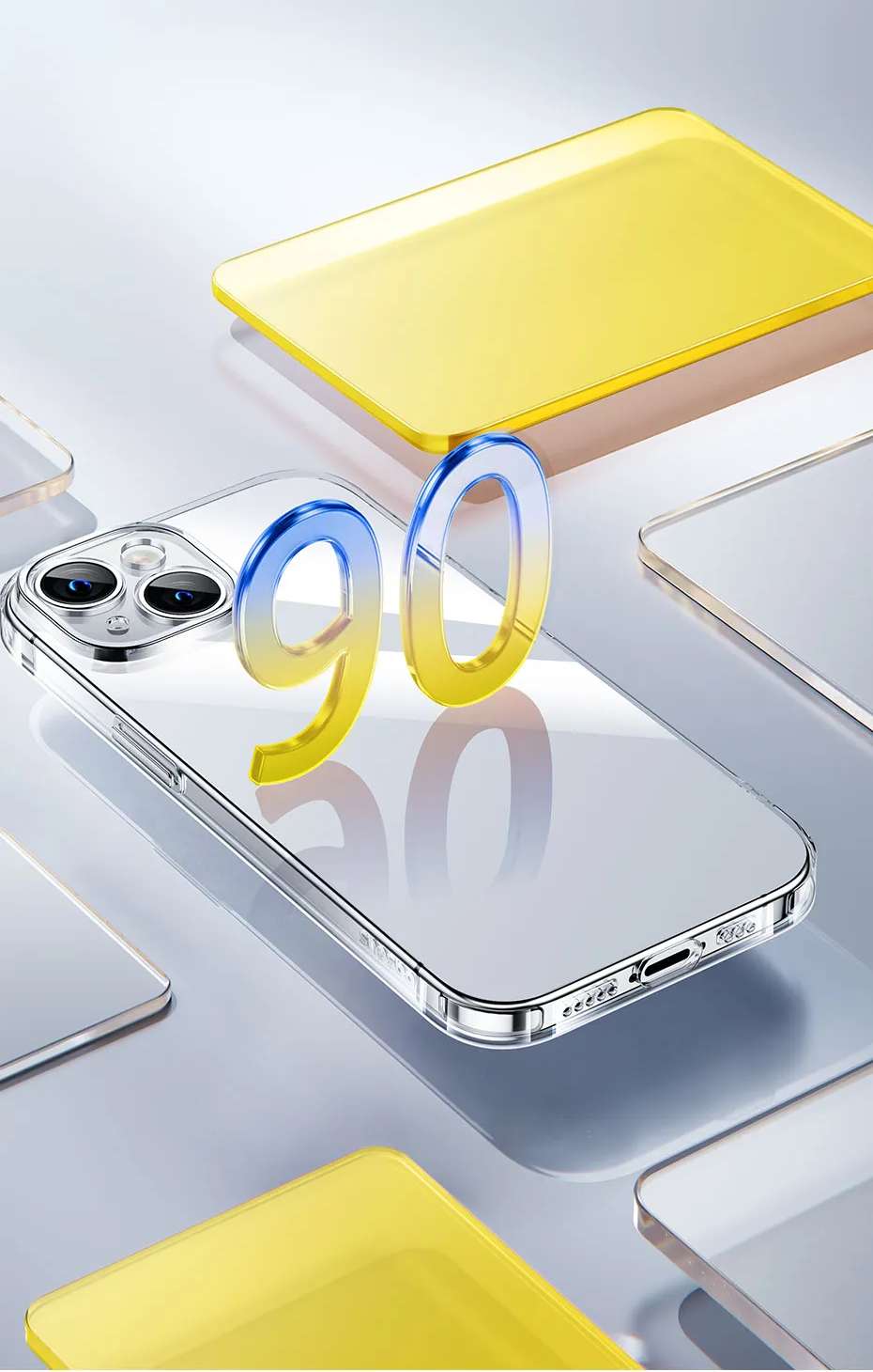 Capa Transparente para iPhone 15 Baseus