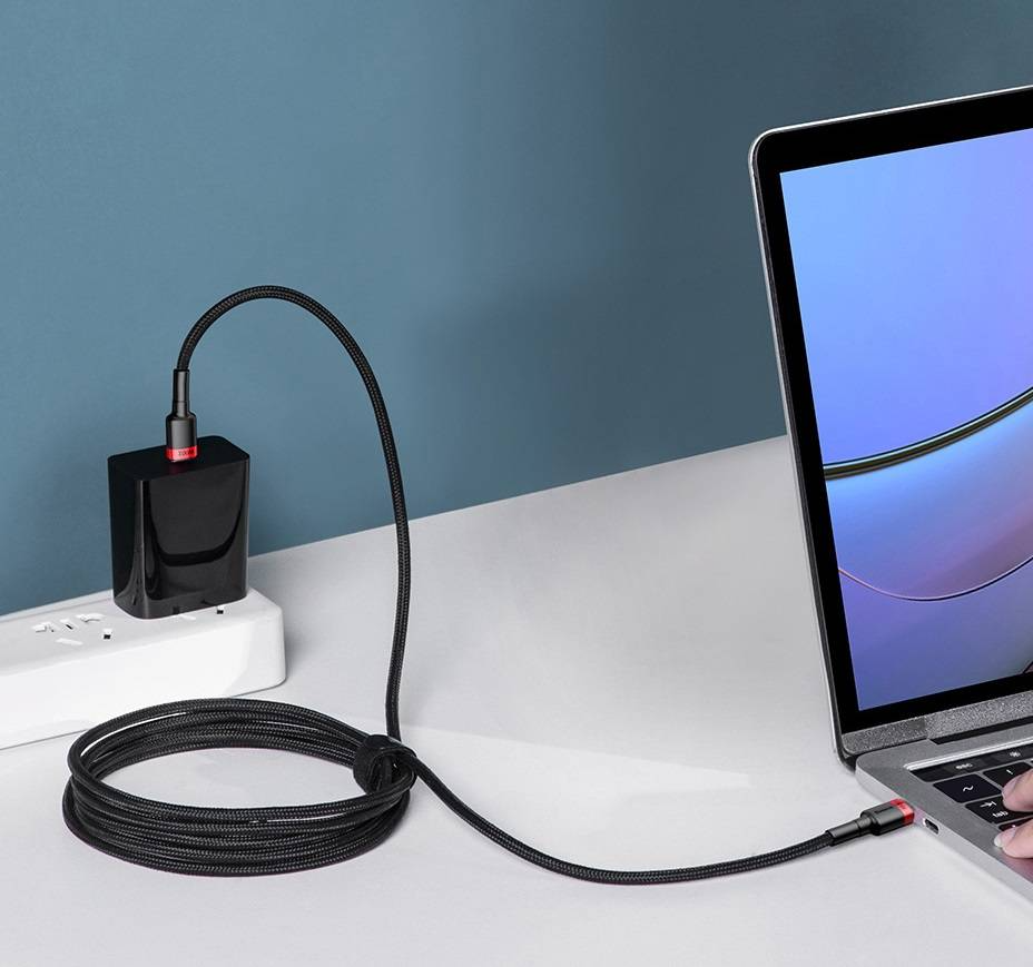Kit 5 Cabos USB C PD 100W QC3.0 480Mbps Baseus