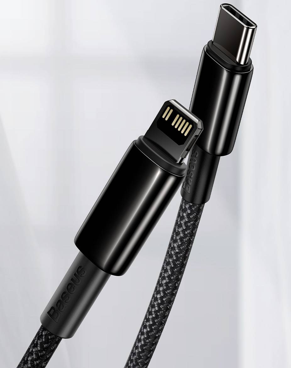 Cabo USB C para iPhone 20W Carregamento Rápido e Dados Baseus
