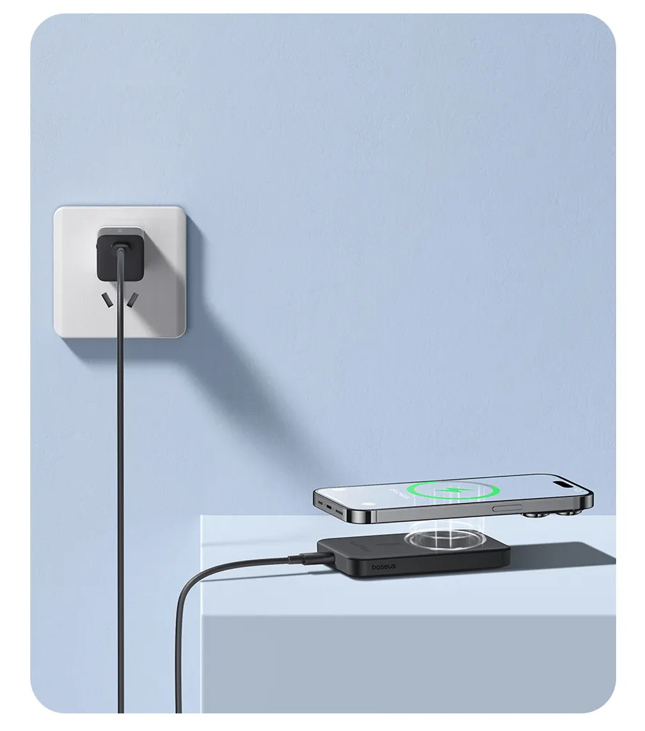 Power Bank Magnético 20W 5000mAh Baseus