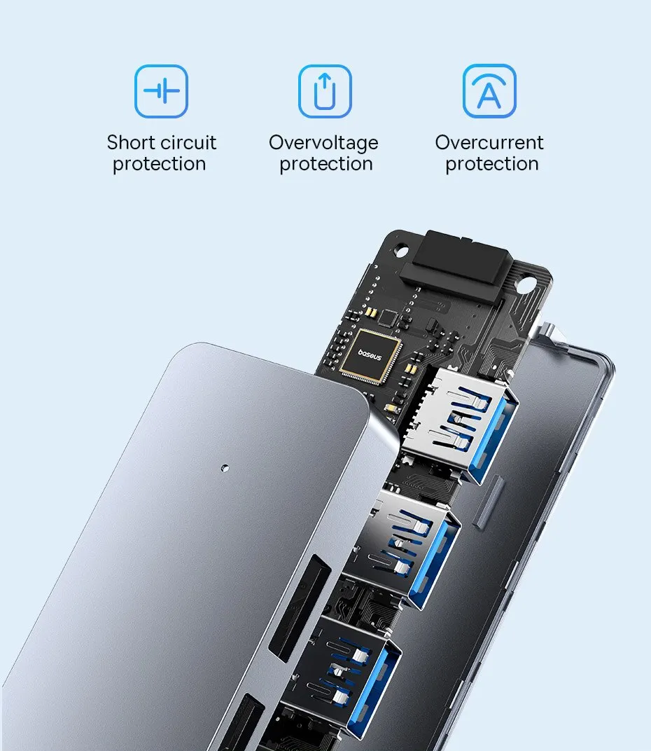 Hub USB 3.0 4 em 1 UltraJoy Baseus