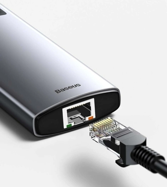 Hub USB C 6 em 1 4K 30Hz Multifuncional Baseus