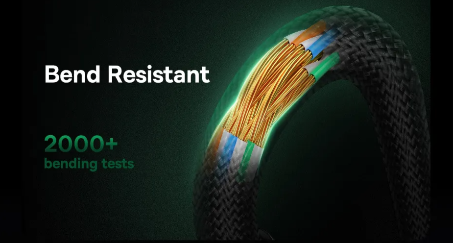 Cabo Ethernet RJ45 CAT8 40Gbps Baseus