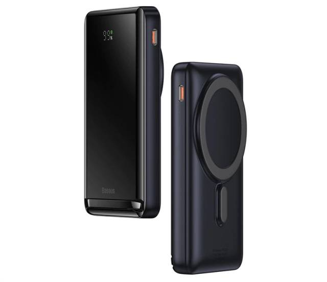Power Bank magnético com suporte 10000mAh 20W Baseus