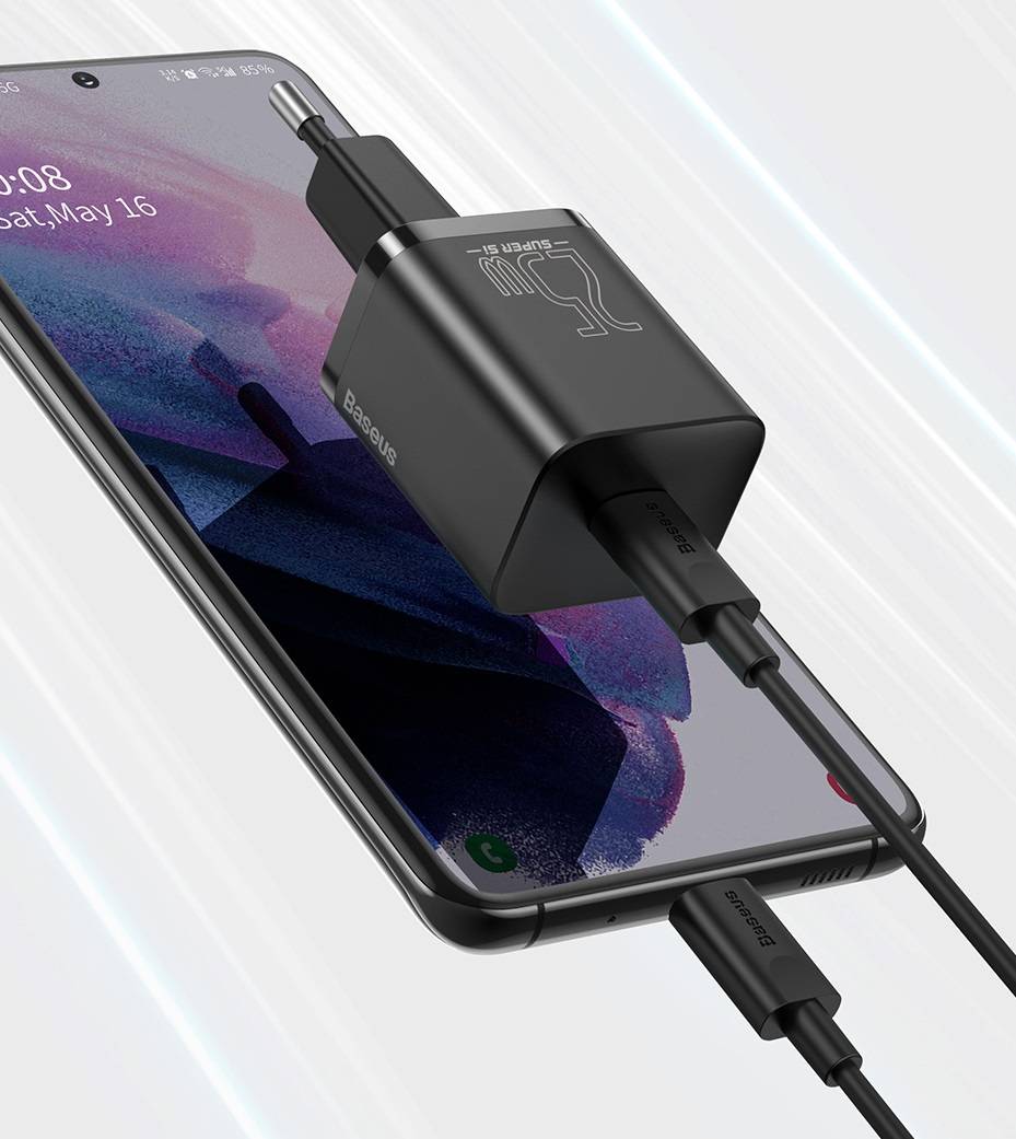 Carregador 25W Mini USB C Turbo Baseus
