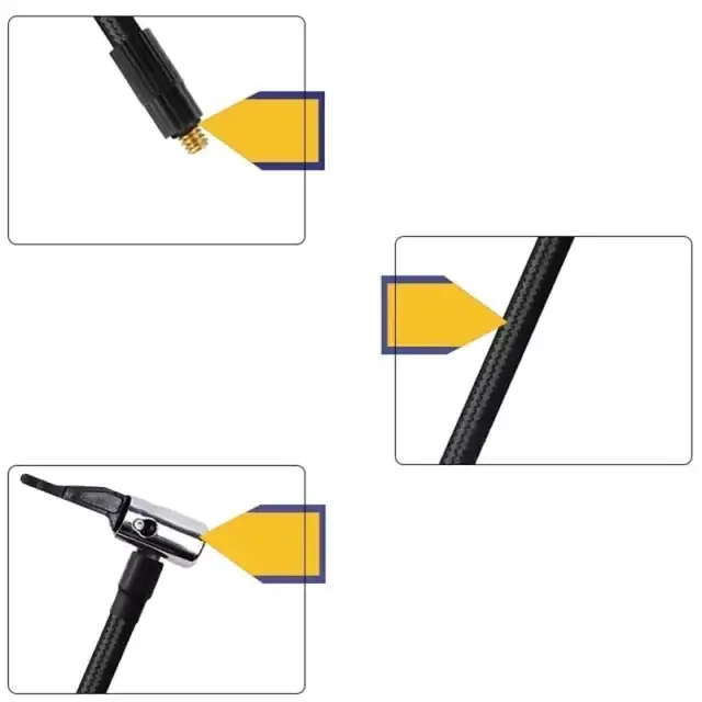 Mangueira de Ar com Válvula para Compressor Portátil M6 Baseus
