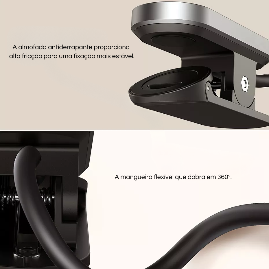 Mini Luminária Portátil com Clipe Baseus