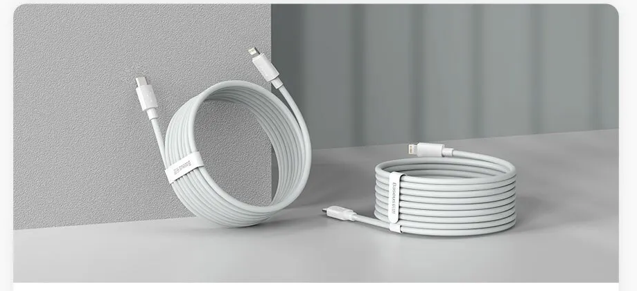 Kit 2 Cabos USB C para iPhone 20W Baseus