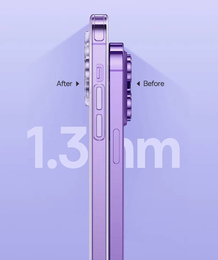 Capa Transparente para iPhone X, XS, XR, 11, 12, 13 e 14 Baseus