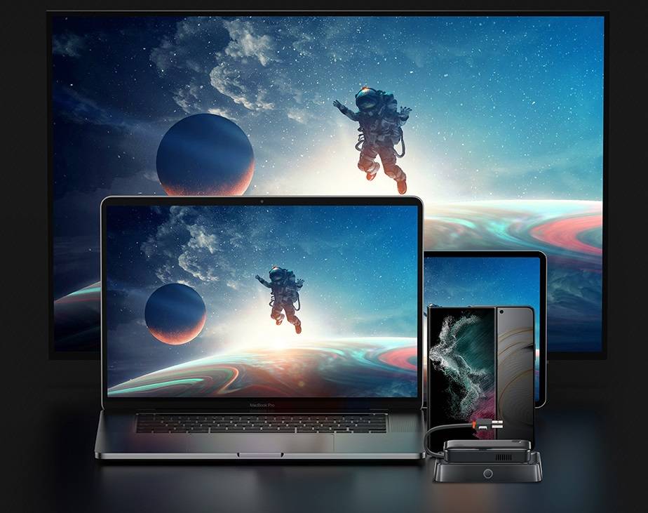 Transmissor e Receptor de vídeo sem fio HDMI USB-C 35m Baseus