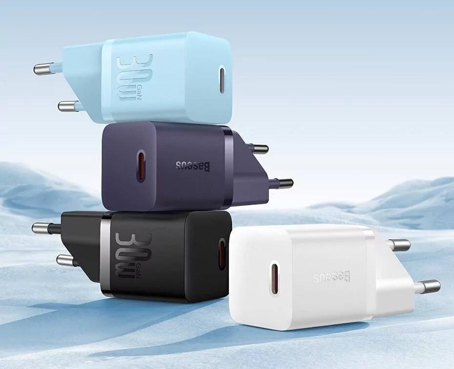 Carregador Mini 30W GaN5 PD USB C Baseus