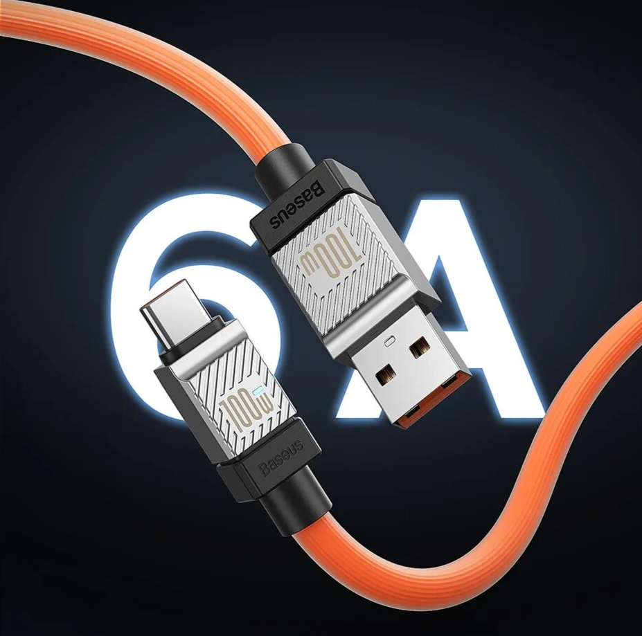Cabo USB C de Carregamento Rápido 100W Baseus