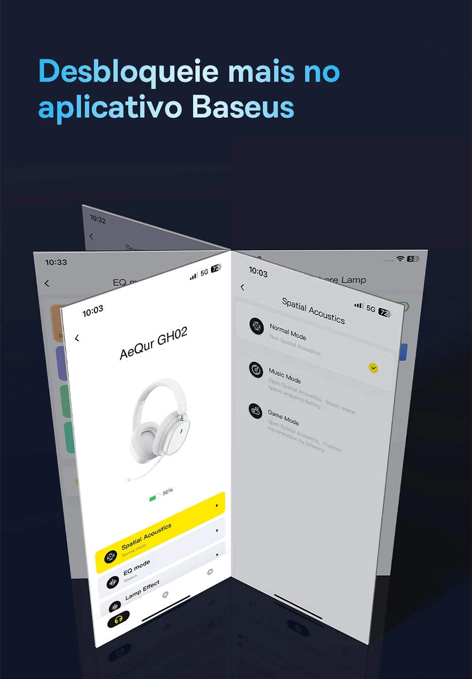 Headset Bluetooth 5.3 AeQur GH02 Baseus