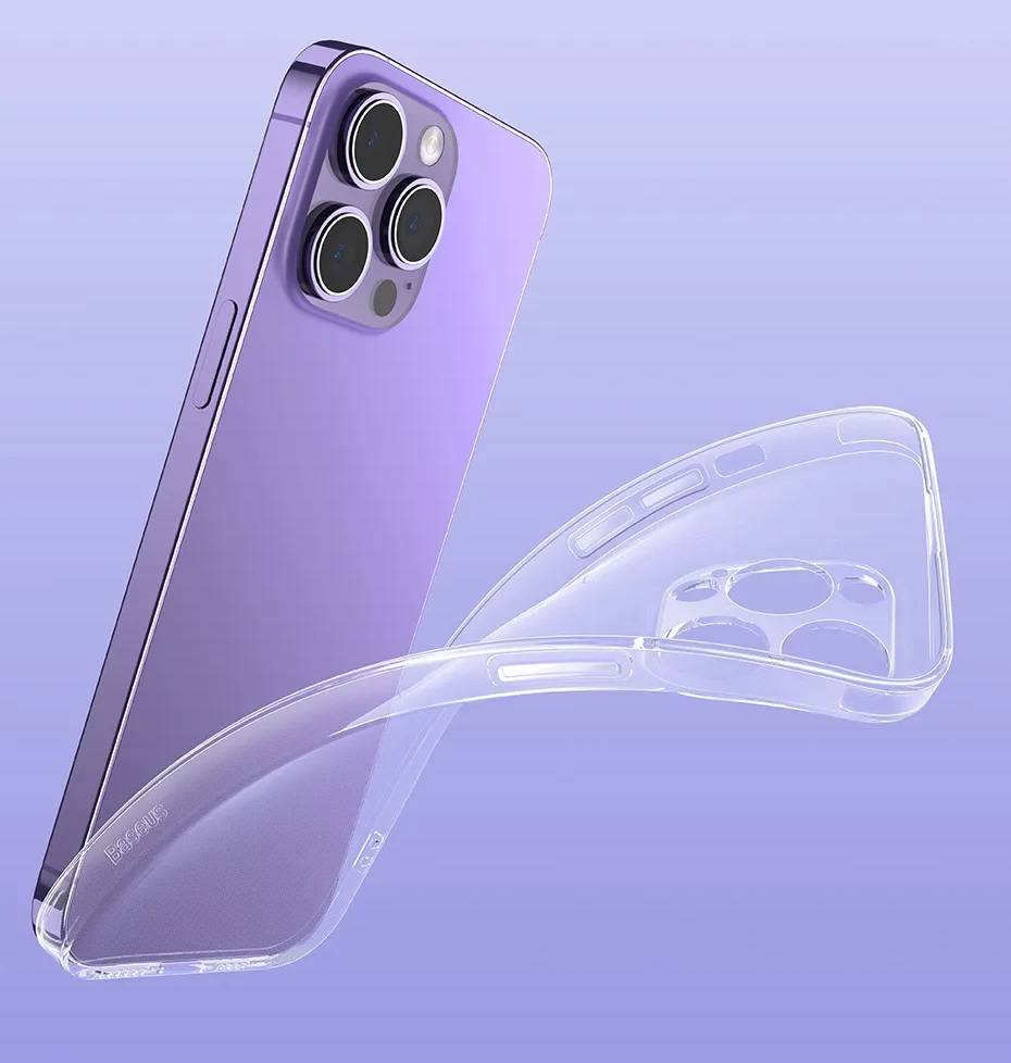 Capa Transparente para iPhone X, XS, XR, 11, 12, 13 e 14 Baseus