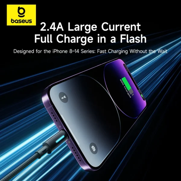 Cabo USB A para Lightning 2.4A Lit - Imagem 3