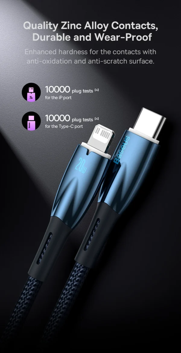 Cabo USB C para Lightning 20W Glimmer - Imagem 22