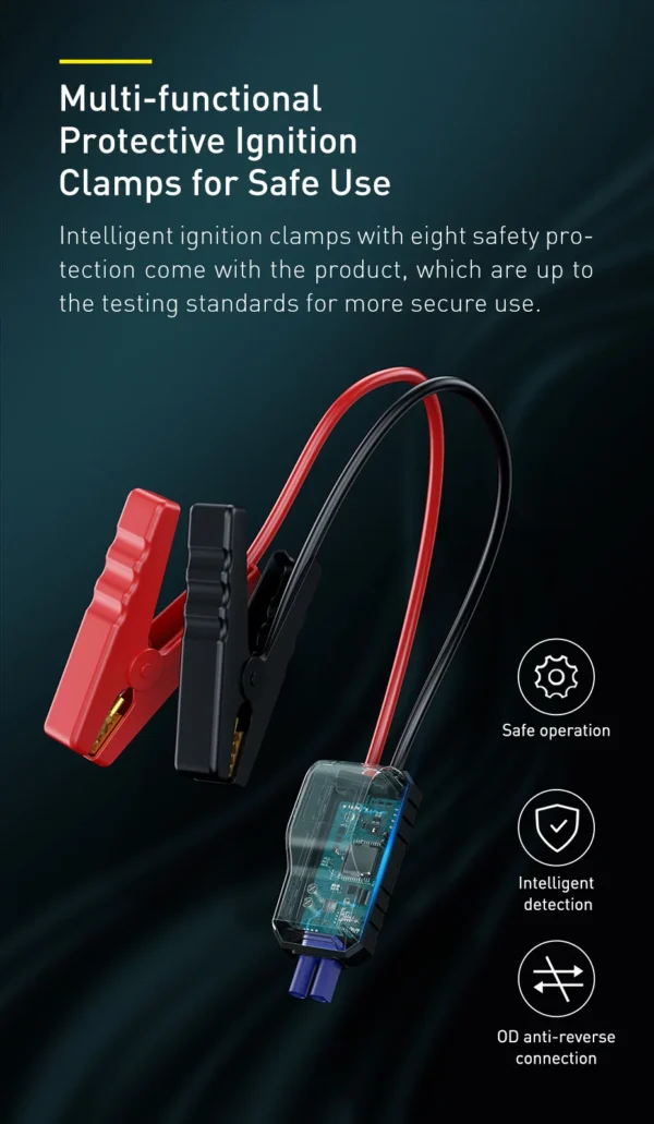 Auxiliar de Partida de Emergência com Display 12000mAh 1000A - Imagem 19