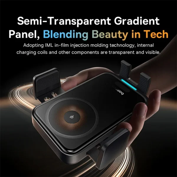 Suporte Veicular Wisdom Pro com Carregador Sem Fio - Imagem 5
