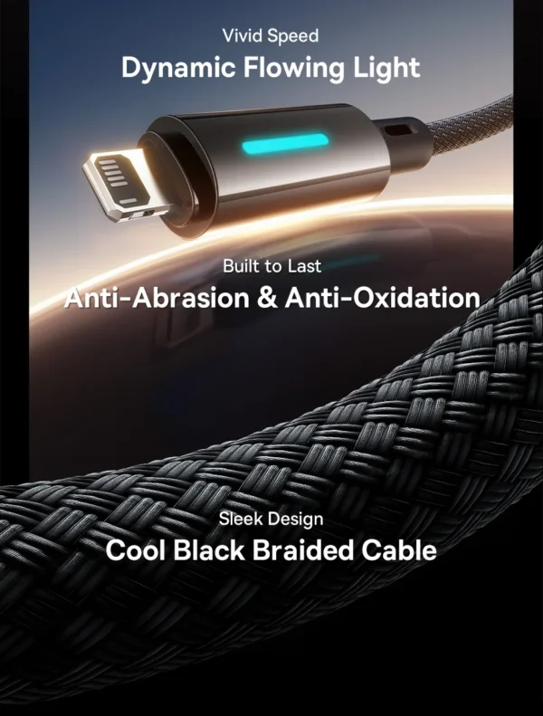 Cabo USB A para Lightning 2.4A Lit - Imagem 9