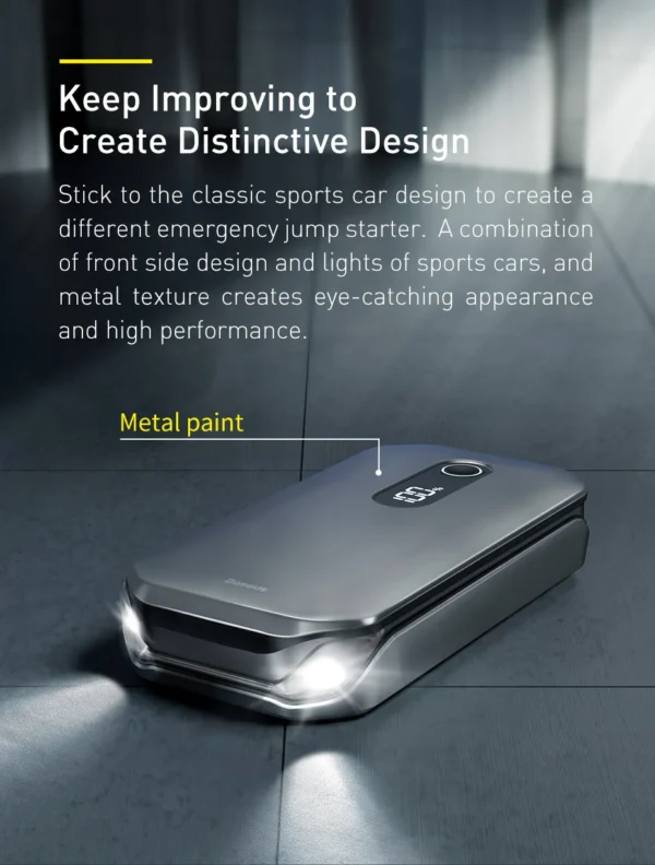Auxiliar de Partida de Emergência com Display 12000mAh 1000A - Imagem 23