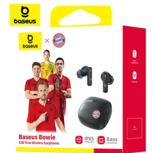 Fone de Ouvido Bluetooth 5.3 Bowie E20 Bayern de Munique