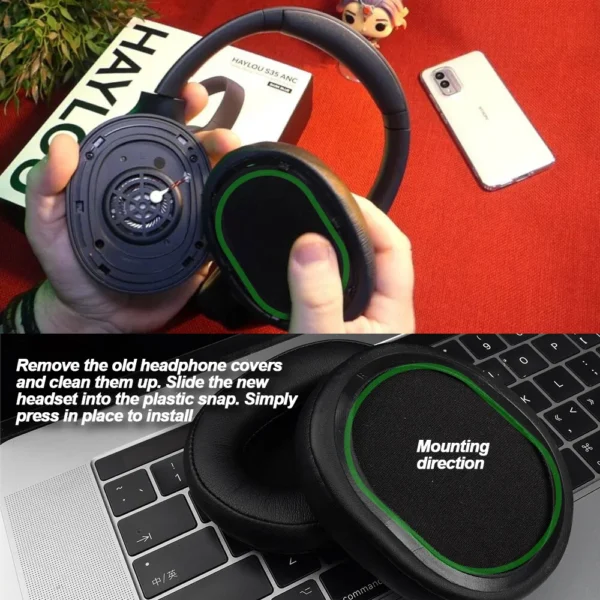 Almofadas para Headset Bowie H1/H1s/H1i/H1 Pro - Imagem 5
