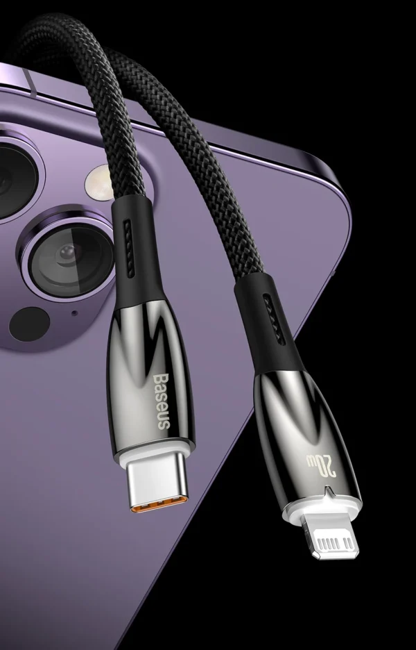 Cabo USB C para Lightning 20W Glimmer - Imagem 7