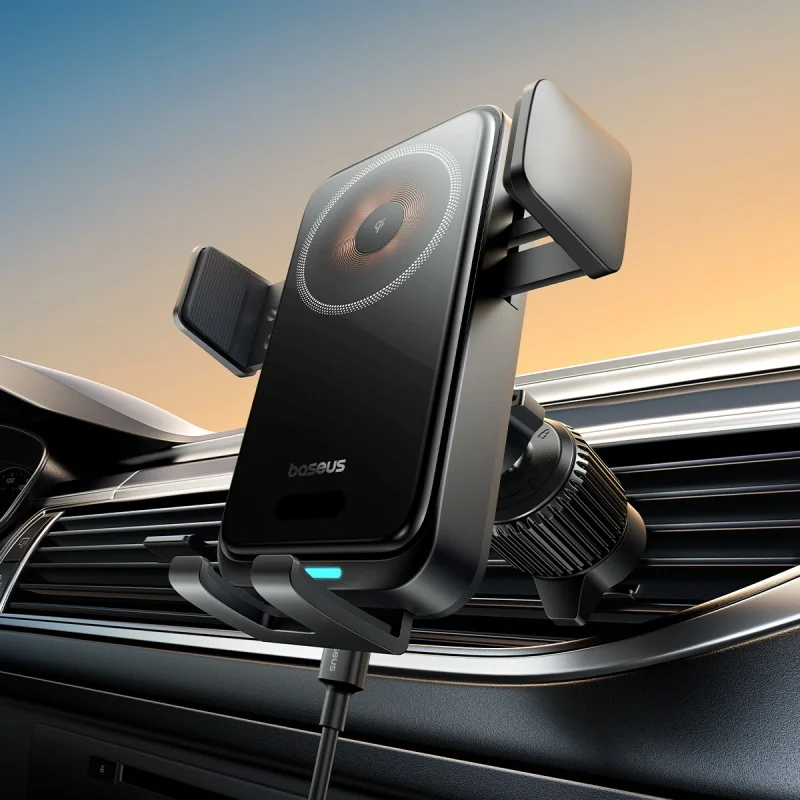 Suporte Veicular Wisdom Pro com Carregador Sem Fio - Suporte