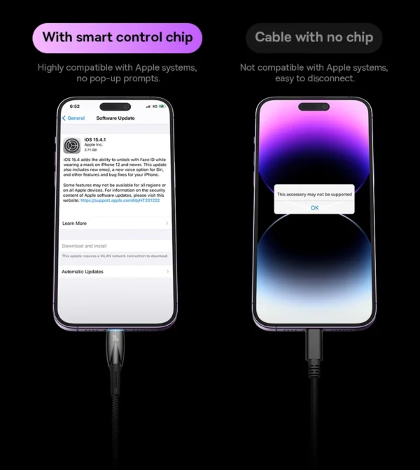 Cabo USB C para Lightning 20W Glimmer - Imagem 14