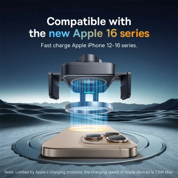 Suporte Veicular Wisdom Pro com Carregador Sem Fio - Imagem 2