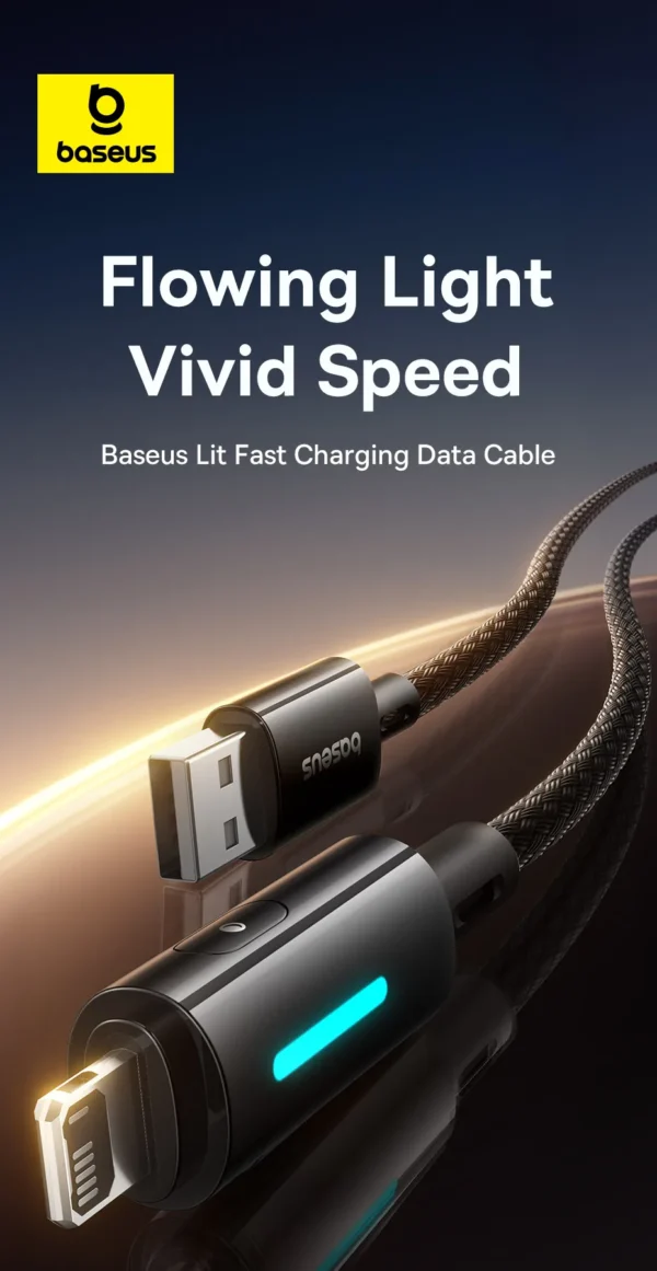 Cabo USB A para Lightning 2.4A Lit - Imagem 7
