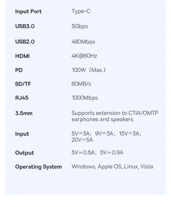 HUB USB C 10 em 1 120Hz com Botão - Imagem 5