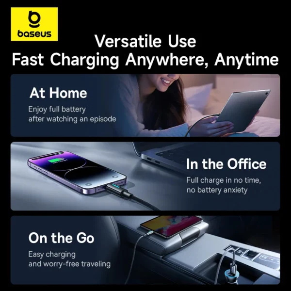 Cabo USB A para Lightning 2.4A Lit - Imagem 6