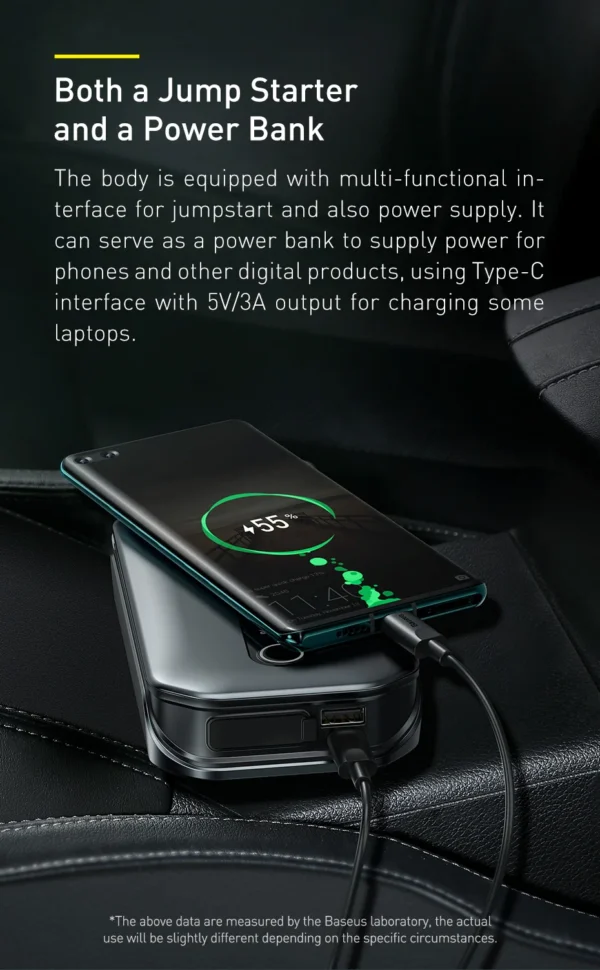 Auxiliar de Partida de Emergência com Display 12000mAh 1000A - Imagem 20