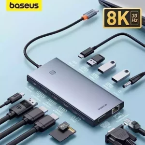 Hub USB C 13 em 1 PortalJoy 4 Telas