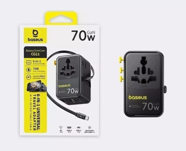 Carregador 70W EnerCore CG11 Adaptador Universal de Tomada - Imagem 2