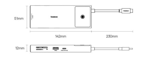HUB USB C 10 em 1 120Hz com Botão - Imagem 28