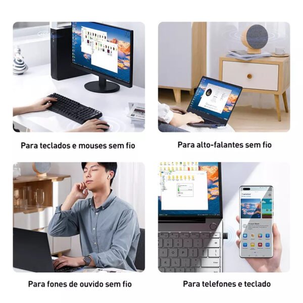 Adaptador USB Bluetooth 5.1 - Imagem 8